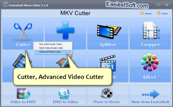 Matroska Video file Editor Cutter