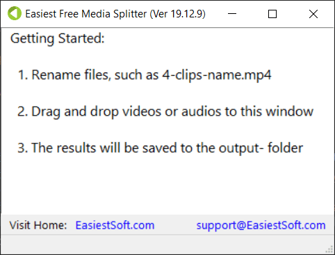 Windows 8 Easiest Free Media Splitter for Windows full