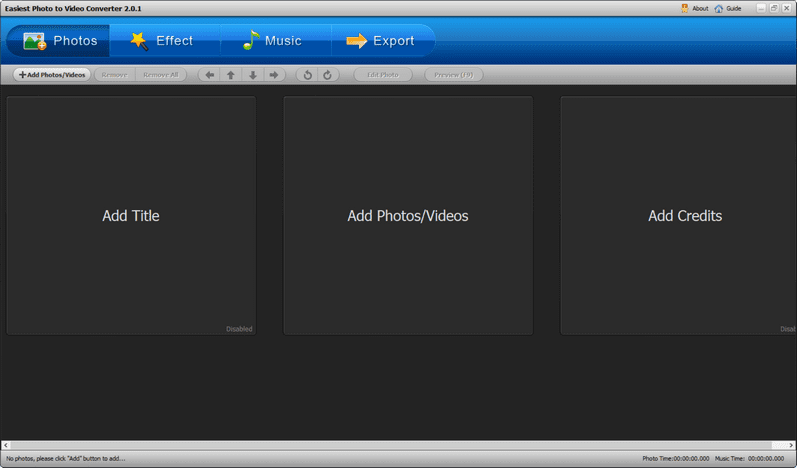 Easiest Photo to Video Converter v2.0.1- Easiest-photo-to-video-converter-for-windows